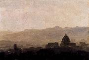 Pierre de Valenciennes View of Rome in the Morning oil painting artist